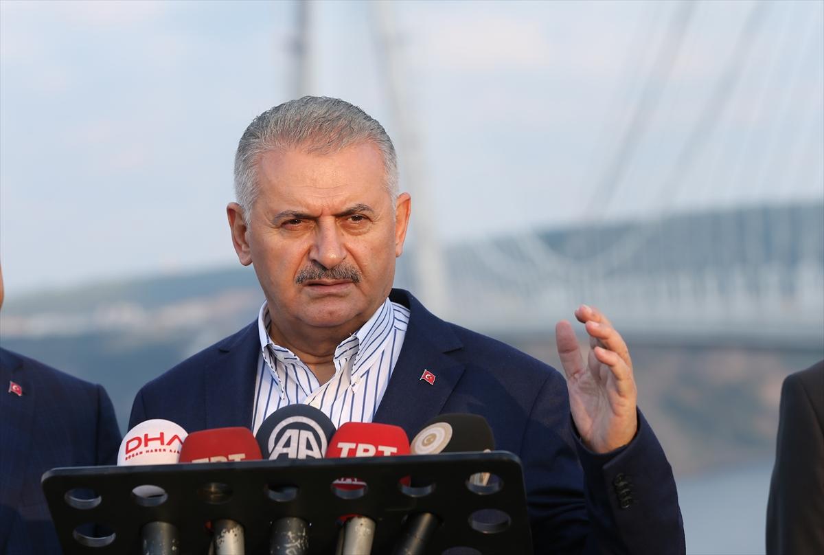 Başbakan 3. Köprü'de konuştu