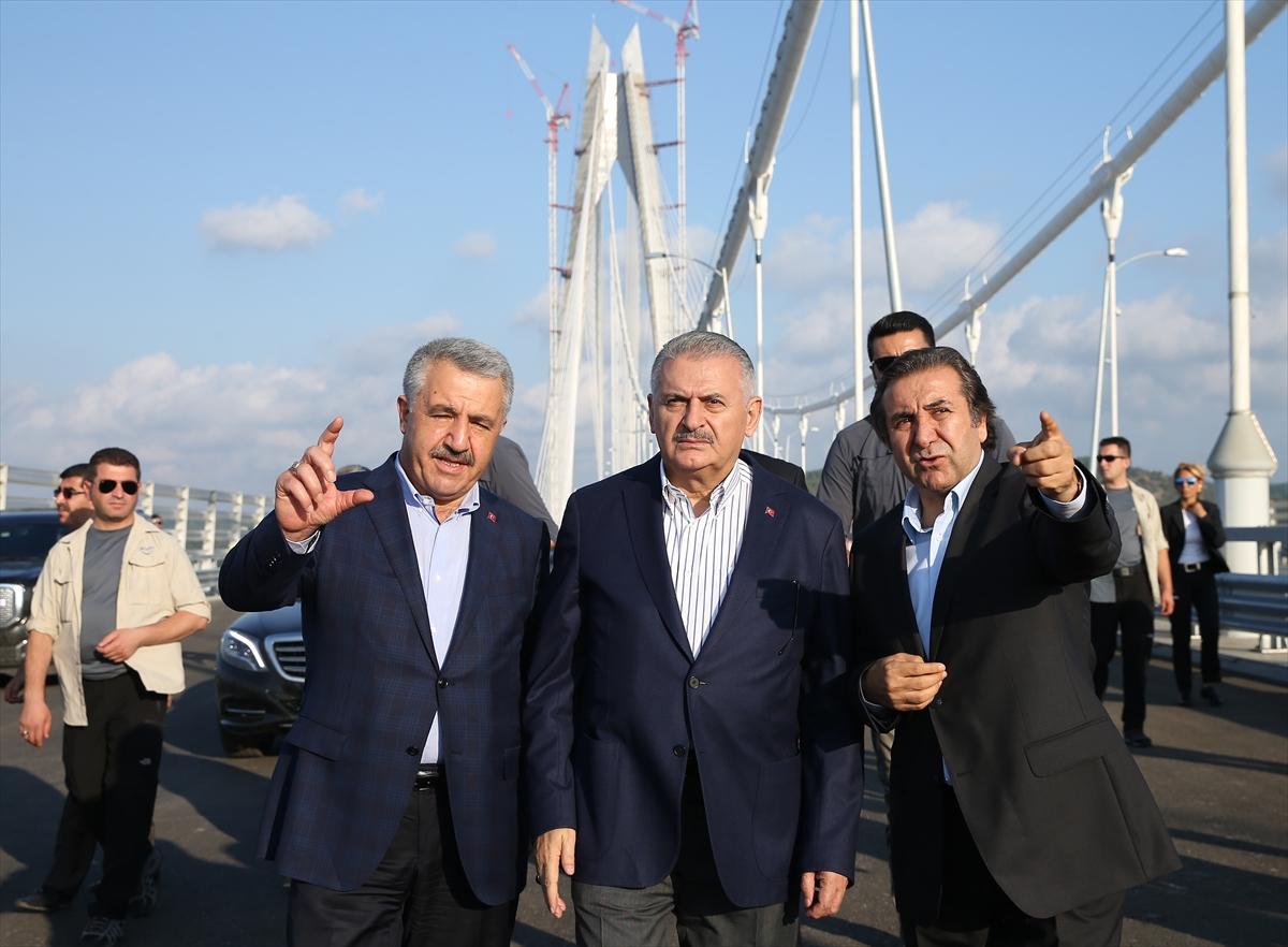 Başbakan 3. Köprü'de konuştu
