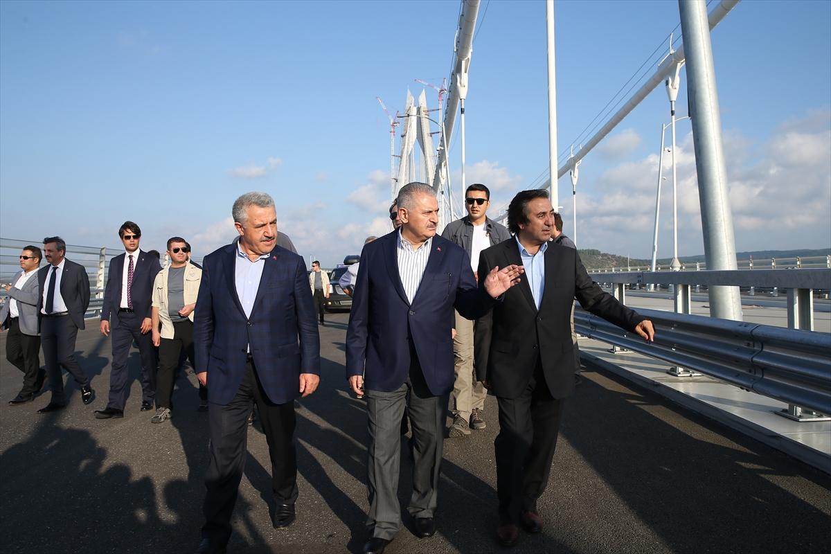 Başbakan 3. Köprü'de konuştu