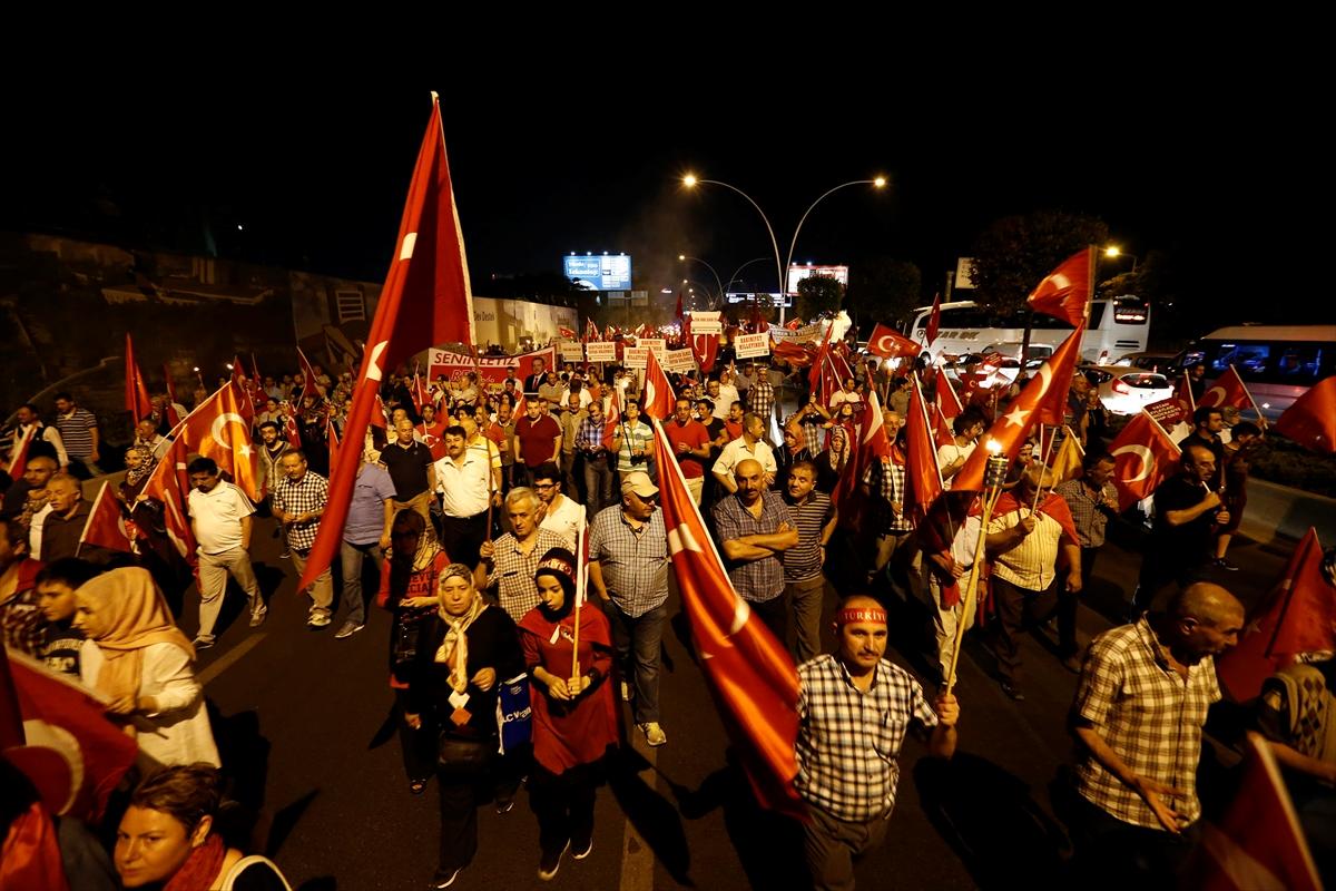 Ankara ''15 Temmuz Şehitler Yürüyüşü''