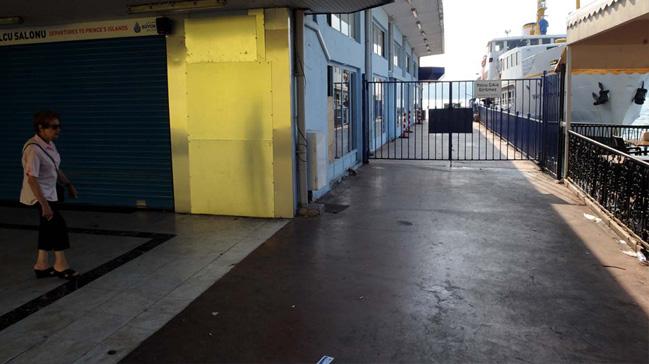 Kabataş İskelesi kapatıldı