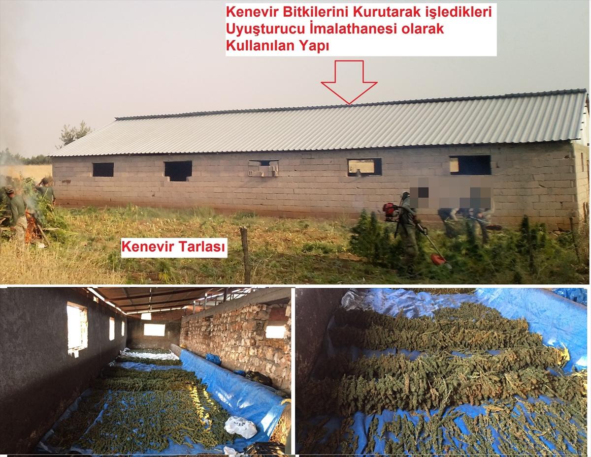 Diyarbakır'daki uyuşturucu operasyonunda görüntüler