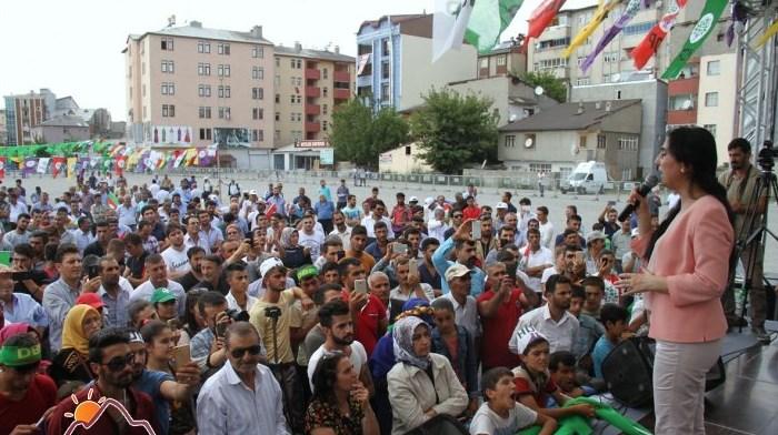 HDP'nin Ağrı mitingine ilgi az oldu