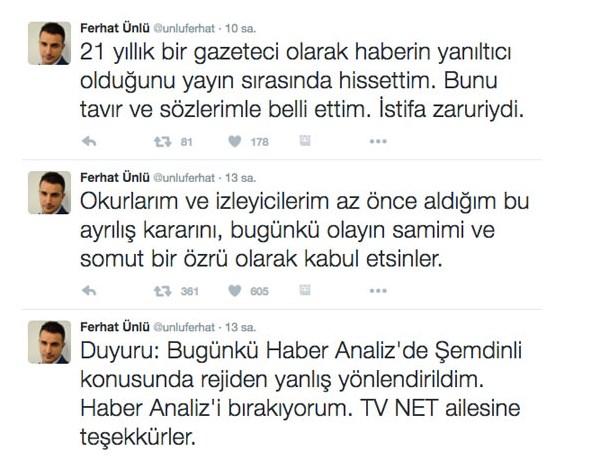 Skandal haber TVNET'te istifa getirdi