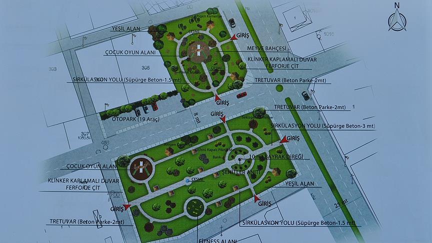 Şehit Halisdemir anısına memleketine 8 bin metrekarelik park