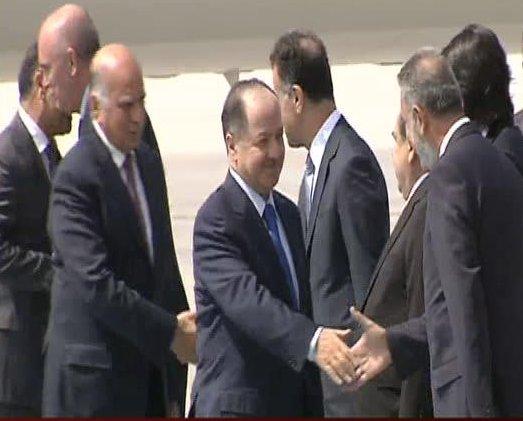 Mesud Barzani Ankara'ya geldi