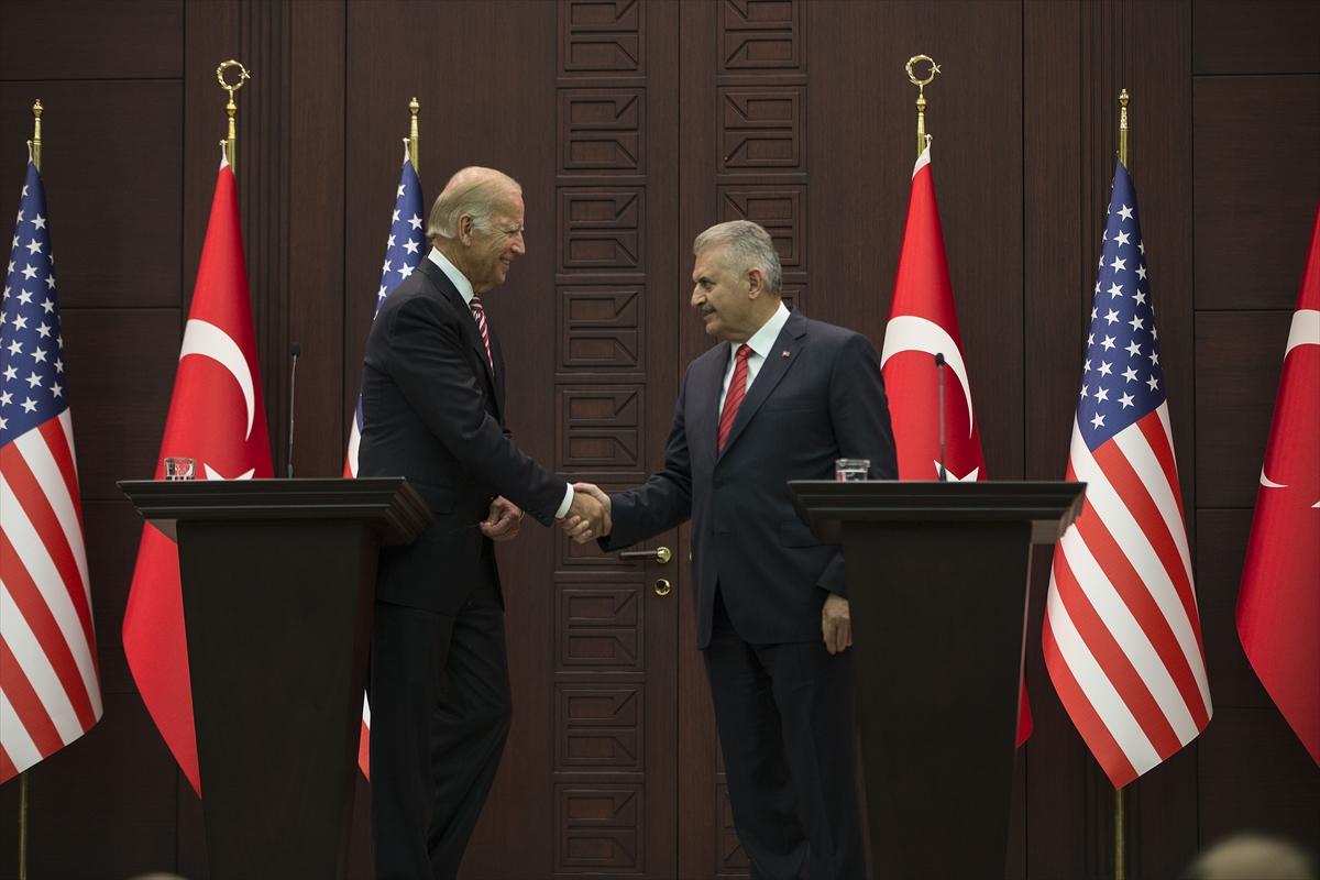 Başbakan Yıldırım ve Joe Biden'ın ortak basın toplantısı