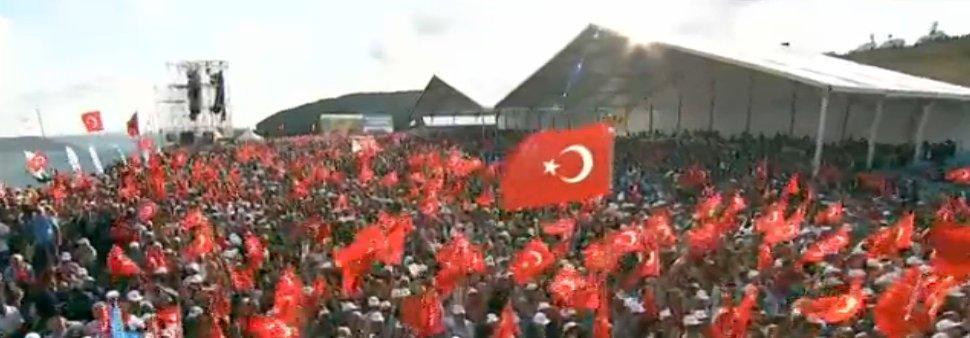 Başbakan Yıldırım'ın 3. Köprü açılış konuşması