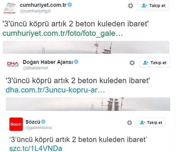 Başbakan Yıldırım'ın 3. Köprü açılış konuşması