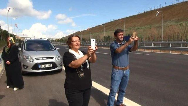 Yavuz Sultan Selim Köprüsü'nde ilk gün trafiği