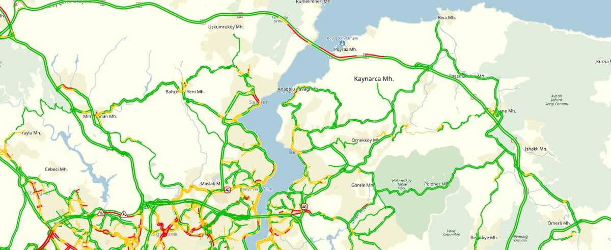 Yavuz Sultan Selim Köprüsü'nde ilk gün trafiği