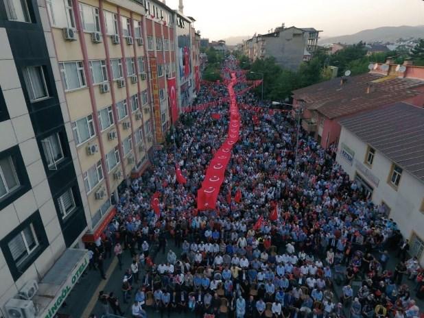 Bingöl teröre karşı yürüdü