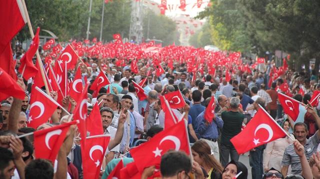 Bingöl teröre karşı yürüdü
