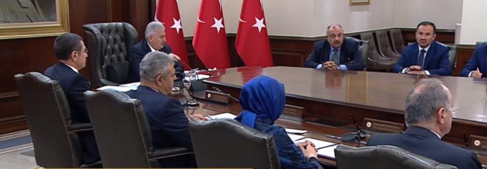 65. Hükümetin 100. gününde Yıldırım ve Bakanlar birarada