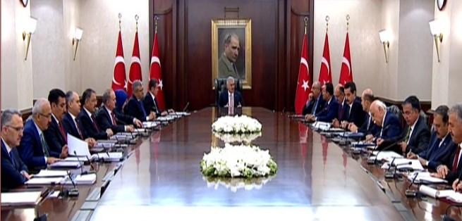 65. Hükümetin 100. gününde Yıldırım ve Bakanlar birarada