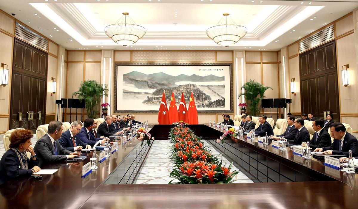 Erdoğan, Şi Cinping ile görüştü