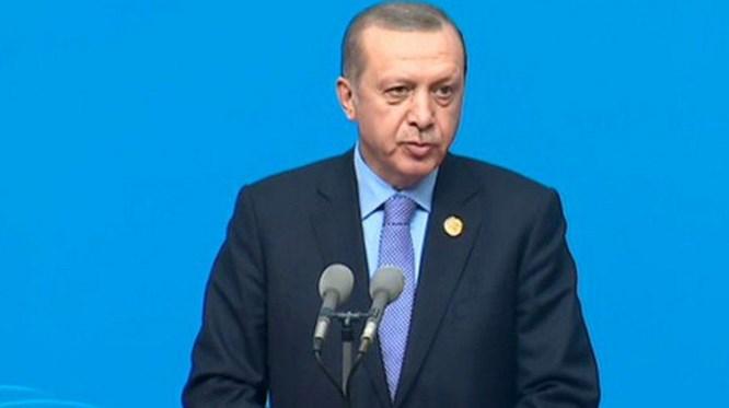 Cumhurbaşkanı Erdoğan Çin'de konuştu