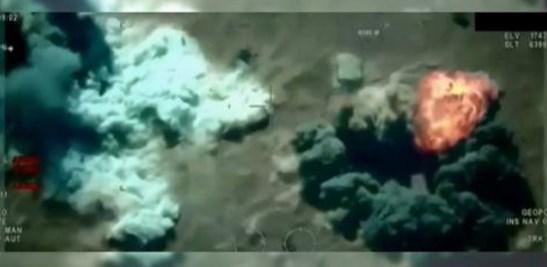 IŞİD'e ait 5 hedefin imha edilme anı