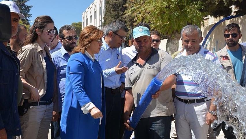 Fatma Şahin Cerablus'ta