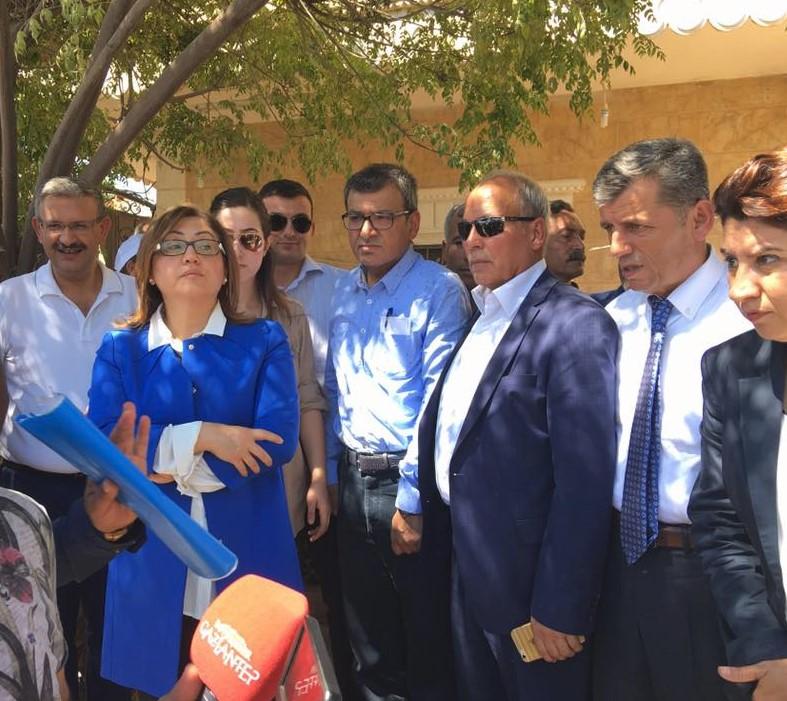 Fatma Şahin Cerablus'ta