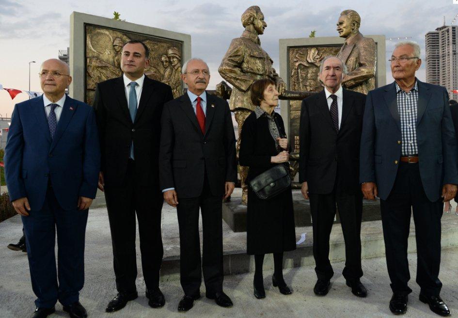 Kılıçdaroğlu heykel açılışı yaptı