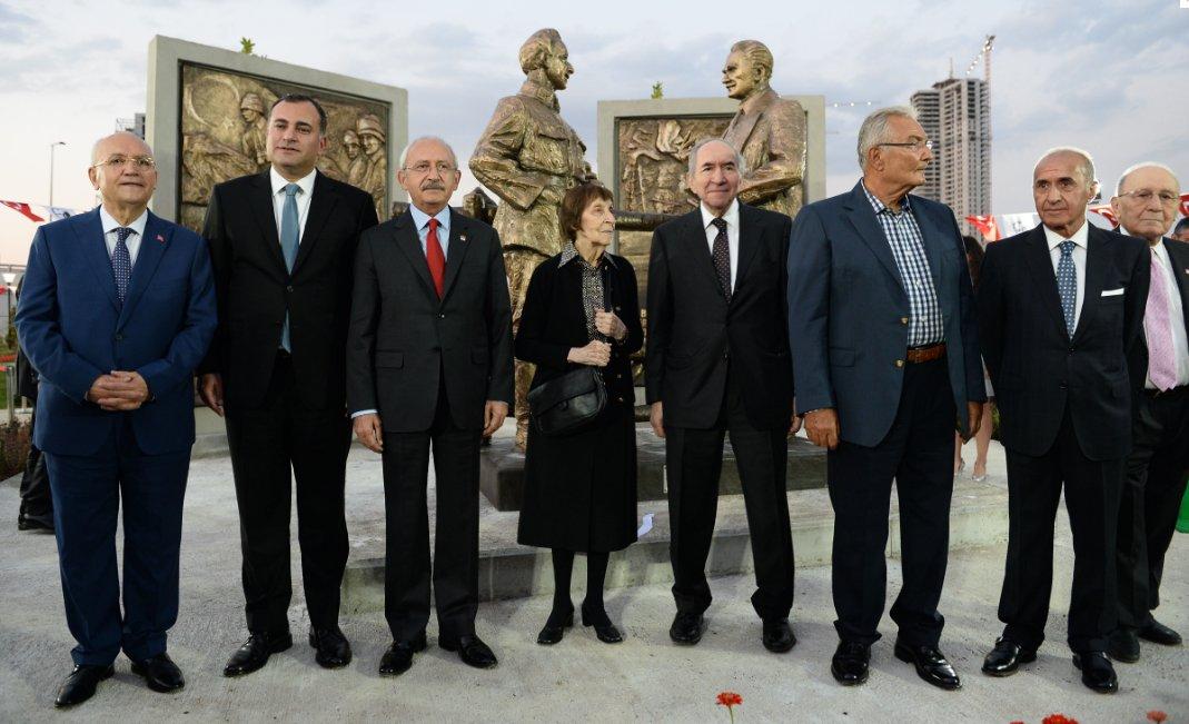 Kılıçdaroğlu heykel açılışı yaptı