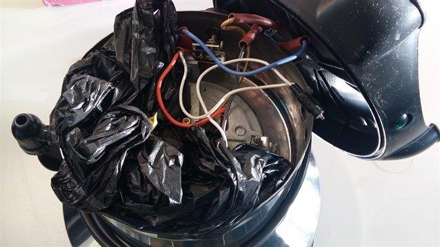 Semaver'den uyuşturucu çıktı