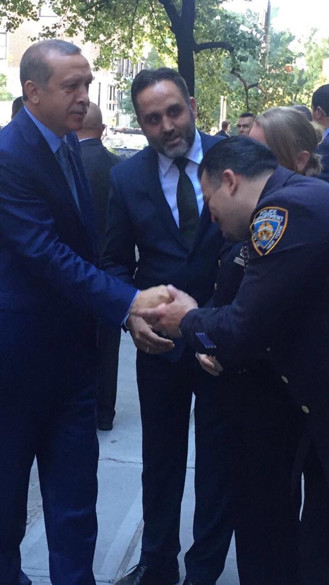 Erdoğan'ı New York'taki Türk polisler uğurladı