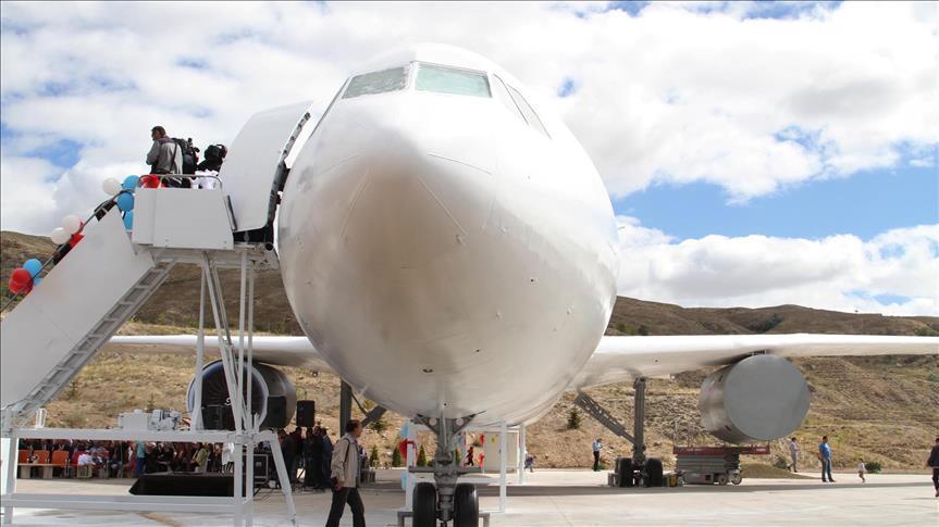 Çankırı'da uçak kütüphane hizmete girdi