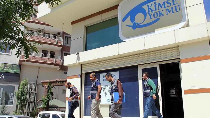 Kimse Yok Mu derneğine operasyon