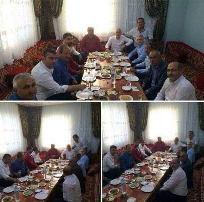 Sınırı denetlemeye giden CHP heyetinin eğlencesi