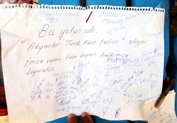 Akyarlar sahiline Tarık Akan adı verilecek