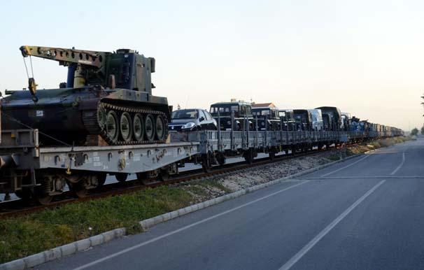 Etimesgut'taki zırhlı birlikler Burdur'a gönderildi