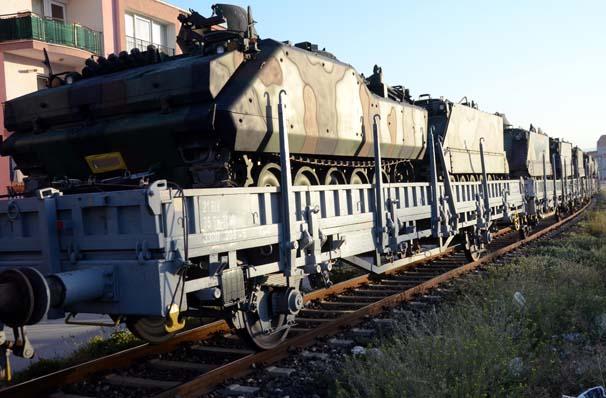 Etimesgut'taki zırhlı birlikler Burdur'a gönderildi