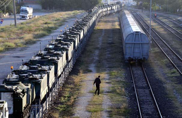 Etimesgut'taki zırhlı birlikler Burdur'a gönderildi