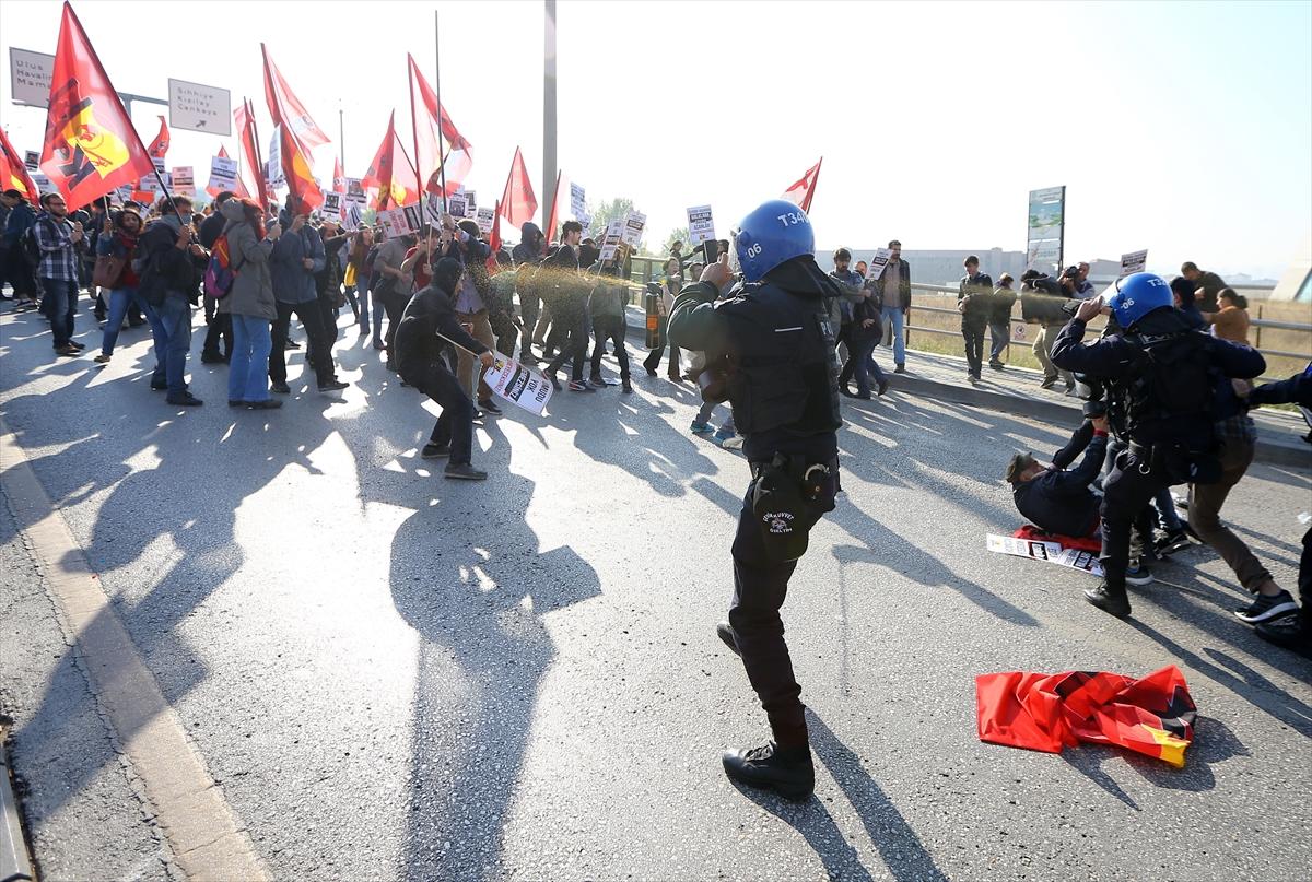 Ankara Garı anmasında gerginlik