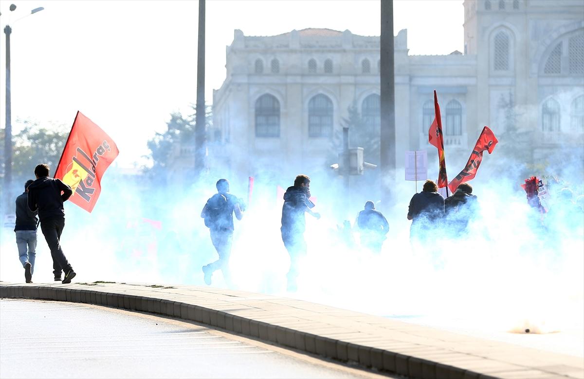 Ankara Garı anmasında gerginlik
