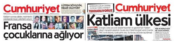 Cumhuriyet gazetesinin inanılmaz değişimi