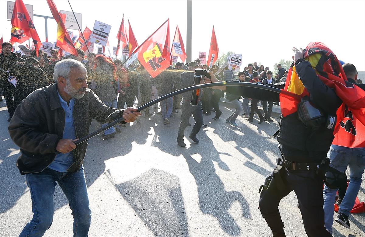 Ankara Garı anmasında gerginlik