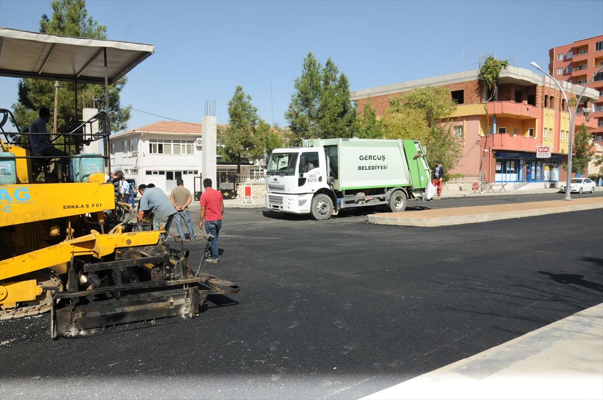 Batman Gercüş'te yollar asfaltlanıyor