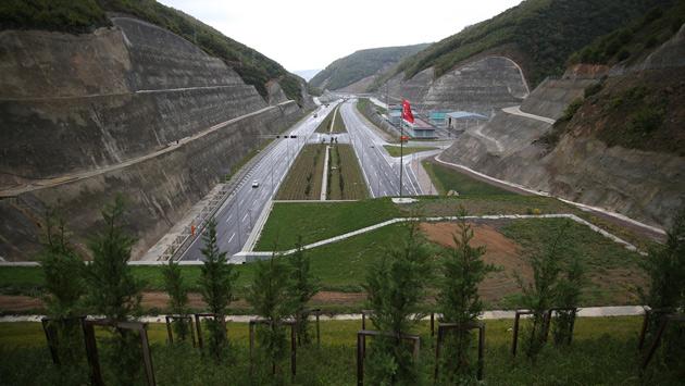 Yapımı tamamlanmış Türkiye'nin en uzun otoyol tüneli