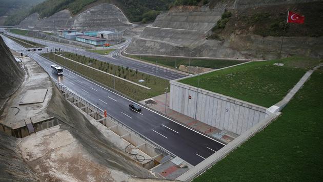 Yapımı tamamlanmış Türkiye'nin en uzun otoyol tüneli