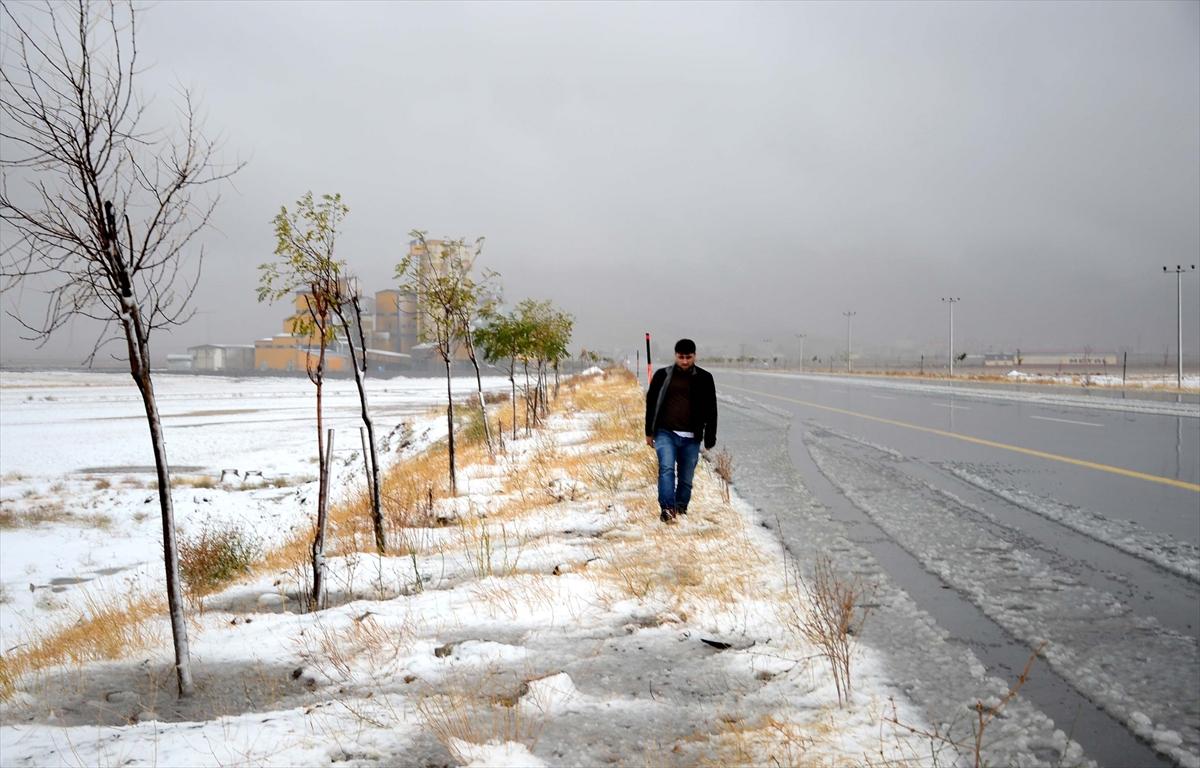 Bitlis'e yılın ilk karı yağdı
