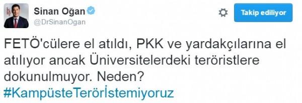 Sinan Oğan Twitter'dan Bülent Keneş'le atıştı