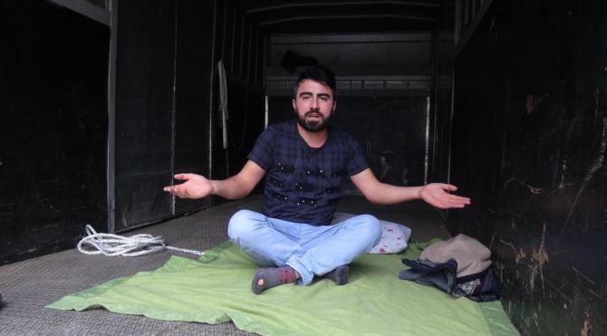 Kamyonunun aküsü bir ayda 8 kez çalınan nakliyeci isyanda