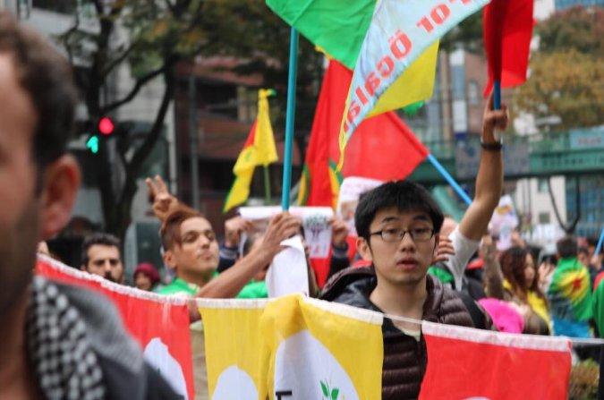 Japonya'da HDP eylemi