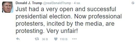 Trump: Hiç adil değil