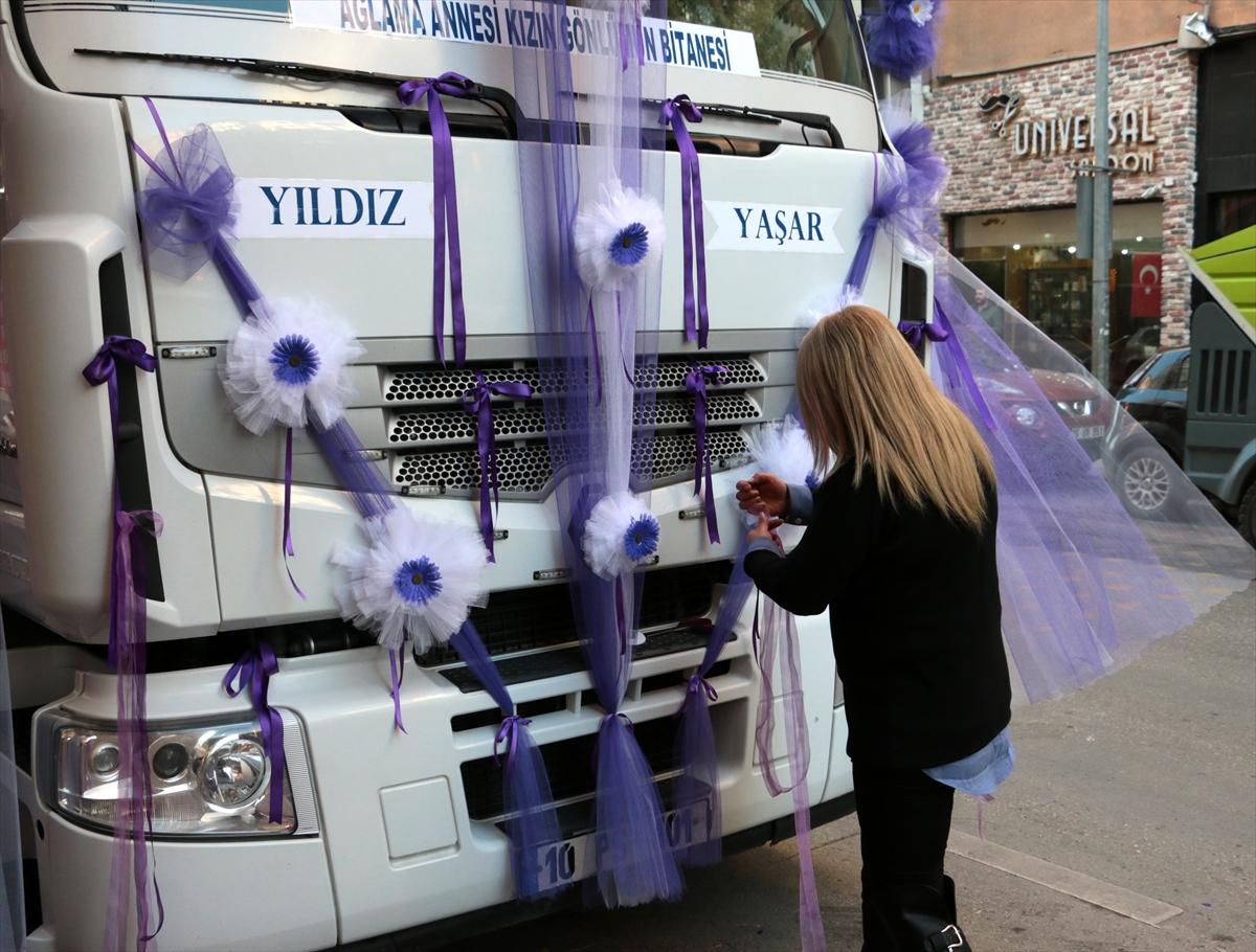 Damat gelini almaya TIR'la gitti