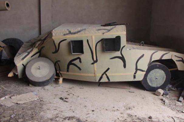 DEAŞ'ın zırhlı araç maketleri görüntülendi