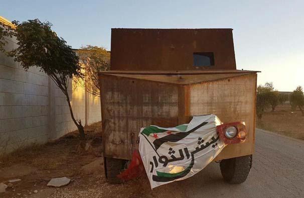 DEAŞ'ın zırhlı araç maketleri görüntülendi